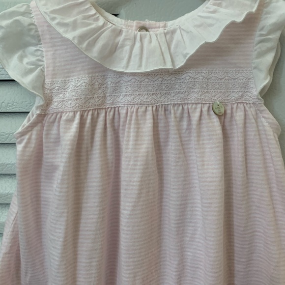 Purete du Bebe baby romper & socks. Size 6 M - Picture 2 of 12